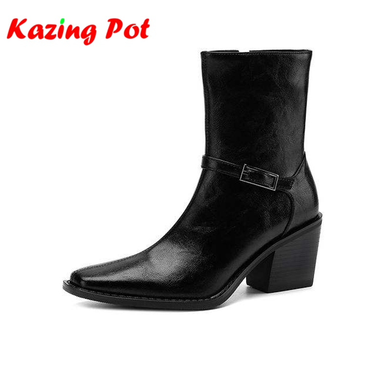 Plant Pot - Botas de tacón alto con punta
