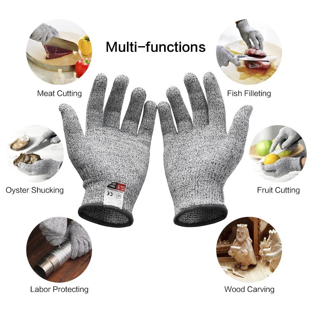 Guantes Anticorte HPPE Nivel 5 - Garden Gloves reseña y precio